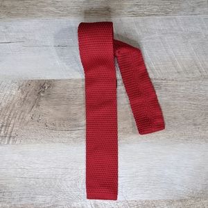 Saddlebred Red Knit Tie